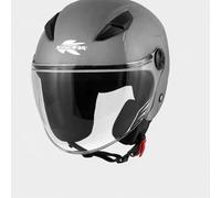 Casco Jet uomo donna ideale per Moto Scooter Omologato ECE 22.06 Visiera Antigraffio, Chiusura Micrometrica e Interni Removibili Lavabili