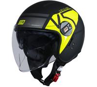 Casco jet urbano occhiali da sole Origine Alpha V5 Fluo spedizione gratuita 72h