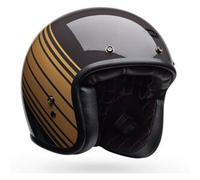 Bell Custom 500 Edge, casco aperto L male Marrone Scuro/Oro