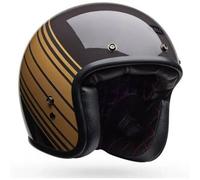 Bell Custom 500 Edge, casco aperto L male Marrone Scuro/Oro