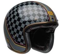 Casco Jet Vintage Bell Custom 500 2025 Roland Sand Wreakers Nero Oro Opaco Lucido S