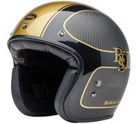 Bell Helmets Casco jet Custom 500 Carbon RSD Carbonio Nero/Oro Taglia S Uomo