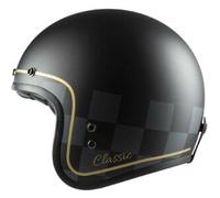 Casco Jet Vintage MPH H-Easy Classic Nero Oro Opaco M