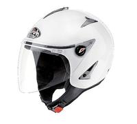 Casco jet visiera lunga Airoh Jt Color bianco lucido taglia XS