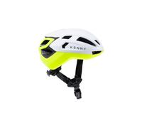 Casco kenny stealth bianco giallo
