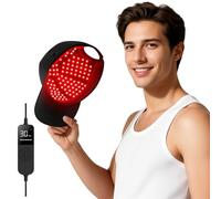 Casco laser LLLT per la crescita dei capelli - Luce rossa e infrarossa (660/850/940 nm), 5 livelli, timer - Stimola la ricrescita e allevia il dolore, per uomini e donne