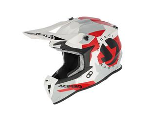 Casco LINEAR 2206 Bianco Grigio ACERBIS - UE: M