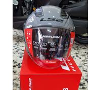 CASCO LS2 airflow II GRIGIO lucido Tg 3XL 65/66cm