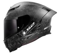 Casco LS2 FF807 Dragon nero carbonio forgiato solido