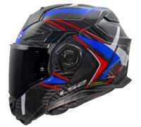 Casco LS2 FF901 Advant X Carbon Future II bianco blu
