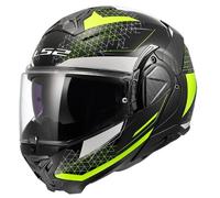 LS2, Casco Moto Modulare ADVANT II ASTRAL H-V Yellow, M