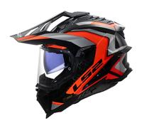 Casco LS2 MX701 EXPLORER CARBON FRONTIER II ORANGE-06