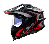 Casco LS2 MX701 EXPLORER CARBON FRONTIER II RED-06 (lucido)