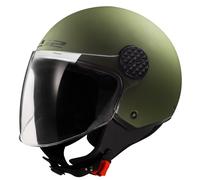 LS2 OF558 Sphere II Solid Casco Jet, verde, taglia M