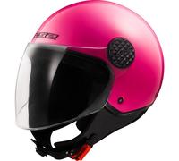 Casco Jet Ls2 OF558 Sphere Lux II Solid Rosa Fluo Lucido M