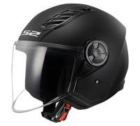 Casco LS2 OF562 Airflow II Solid Black Matt taglia L 60cm.
