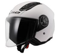 CASCO LS2 OF616 AIRFLOW 2 BIANCO LUCIDO TAGLIA M