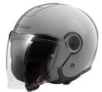 CASCO LS2 OF620 CLASSY SOLID GREY DOPPIA VISIERA TAGLIA M