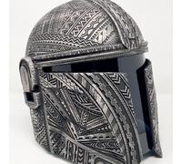 Casco Mandalorian Tribale Indossabile Star Wars Cosplay