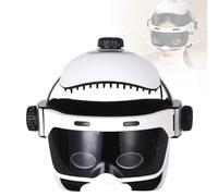 Casco massaggiatore elettrico per la testa con riscaldamento, massaggiatore per la testa senza fili per cuoio capelluto e capelli e cinque modalità, massaggio con airbag a 360 gradi, per casa