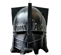 Casco medievale Moria Nero Nano Fantasy Armatura Casco Regalo Nero Antico