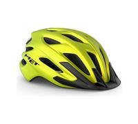 Casco met crossover mipsime yellow metallic matt