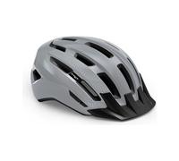 Casco MET Downtown grigio lucido nero - M-L