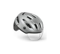 Casco met intercity mips argento riflettente opaco
