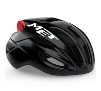 MET Casco da ciclismo unisex per adulti Rivale MIPS, nero rosso, S / 52-56 cm