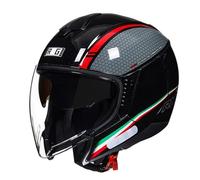 Casco Mezzo Retrò Moto 3/4 Approvato DOTECE Caschi Jet E Demi-Jet Con Doppia Visiera Resistente Ai Graffi Caschi Cromwell Aperto Casco Scodella Per Adulti Uomini Donne R,M:57-58CM
