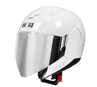 Casco Mezzo Retrò Moto 3/4 Approvato DOTECE Caschi Jet E Demi-Jet Con Doppia Visiera Resistente Ai Graffi Caschi Cromwell Aperto Casco Scodella Per Adulti Uomini Donne I,XL:61-62CM