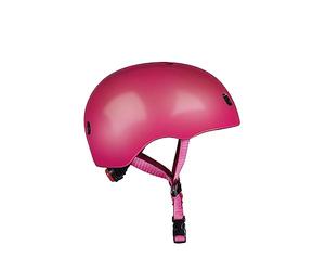 Casco Micro® v2 - Ultraleggero 320 g, luce di sicurezza, casco e cuscinetto interno in un unico pezzo (taglia S (48-53 cm), lampone)