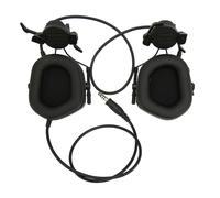 Casco militare con auricolare e cancellazione del rumore, microfono staccabile, circonferenza 52-64cm