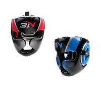 Casco Mma Con Cinghie Regolabili Super Durevole | pelle PU, 3 strati schiuma, staccabile, 2 pezzi