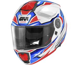 CASCO MOD.X27 SECTOR BIANCO BLU ROSSO | GIVI | HX27FSEWB | MotoCharlie