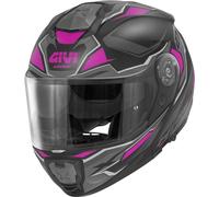 CASCO MOD.X27 SECTOR NERO TITANIO FUCSIA | GIVI | HX27FSEBF | MotoCharlie