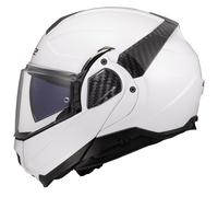 LS2, Casco Moto Modulare ADVANT II SOLID Gloss White, M