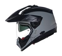 Casco Modulare Adventure Nolan N70.2X Classico Con Mentoniera Staccabile Grigio Opaco S