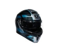 Casco Modulare AGV STREETMODULAR Ledro Matt Black/Powder Blue Taglia:M