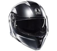 casco modulare agv streetmodular resia - grigio / rosso L