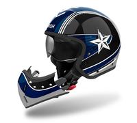 Casco modulare Airoh J 110 COMMAND in fibra Ottanio lucido M