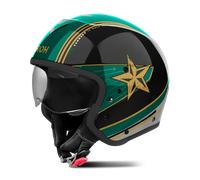 Casco Crossover Airoh J 110 Command Verde Lucido L