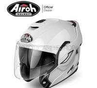 CASCO MODULARE AIROH REV19 COLOR WHITE GLOSS BIANCO LUCIDO REVERSIBILE