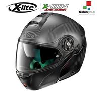 CASCO MODULARE APRIBILE MOTO NOLAN X-LITE X-1004 ULTRA CARBON NERO DY - Taglia L