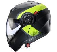 Casco Modulare Caberg Duke Evo Indy Grigio Metallizzato Opaco Giallo Fluo Nero L