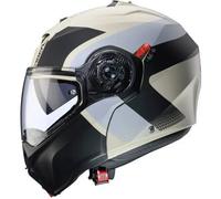 Caberg Duke Evo Indy, casco flip up S male Opaco Nero/Beige/Grigio Chiaro