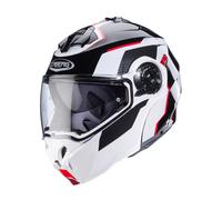 Caberg Duke Evo Move, casco ribaltabile S male Bianco/Nero/Rosso