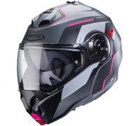 Caberg Duke Evo Move, casco ribaltabile XS male Opaco Grigio/Nero/Fucsia