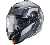 Casco Modulare Caberg Duke Evo Move Antracite Opaco Nero Giallo M
