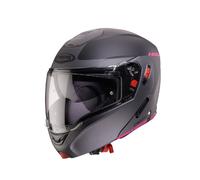 Casco Modulare Caberg Horus X Ray Nero Grigio Fuchsia Opaco